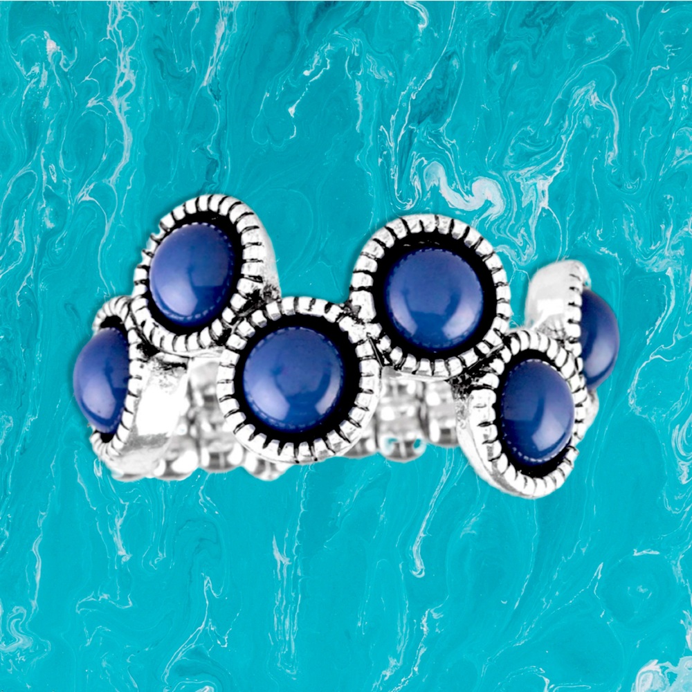 Paparazzi Foxy Fabulous Ring in Blue